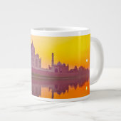 Monuments | Taj Mahal at Sunset ジャンボコーヒーマグカップ (正面右)