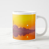 Monuments | Taj Mahal at Sunset ジャンボコーヒーマグカップ (右)