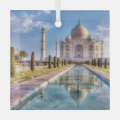Monuments | Taj Mahal Sunrise ガラスオーナメント (正面)