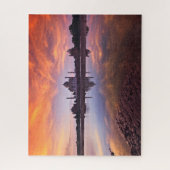 Monuments | Taj Mahal Sunset ジグソーパズル (縦)