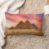 Monuments | The Great Pyramids ランバークッション (ブランケット)