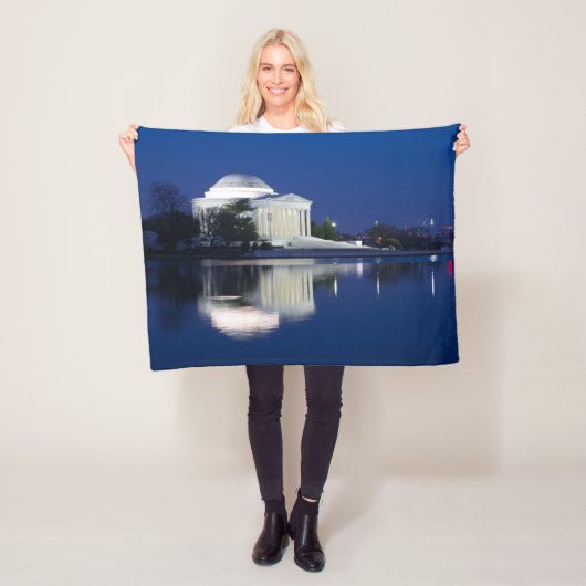 Monuments | The Jefferson Memorial フリースブランケット (インサイチュ)