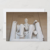 Monuments | The Lincoln Memorial サンキューカード (正面)