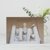 Monuments | The Lincoln Memorial サンキューカード (スタンド正面)