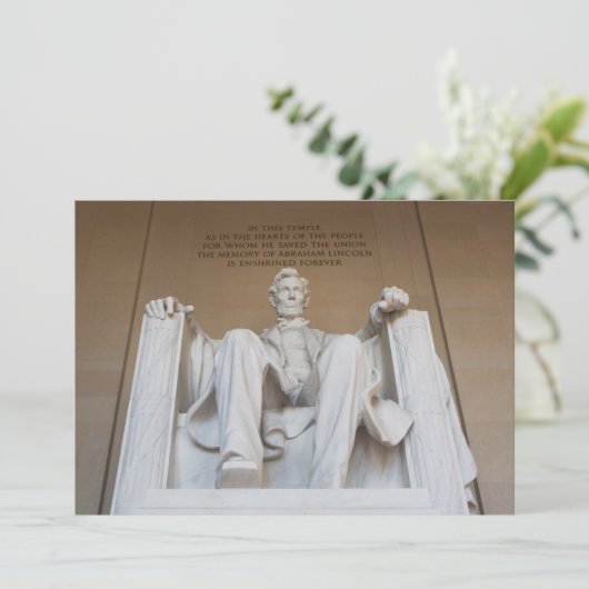 Monuments | The Lincoln Memorial サンキューカード (スタンド正面)