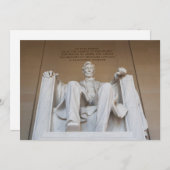 Monuments | The Lincoln Memorial サンキューカード (正面/裏面)