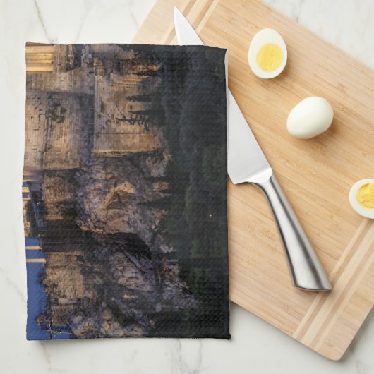 Monuments | The Parthenon Athens, Greece キッチンタオル (四つ折り)