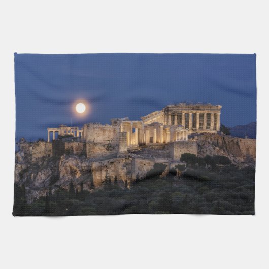 Monuments | The Parthenon Athens, Greece キッチンタオル (横)