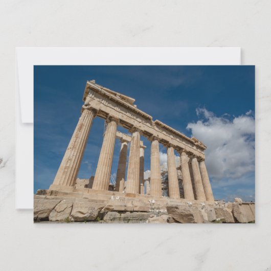 Monuments | The Parthenon, Greece サンキューカード (正面)