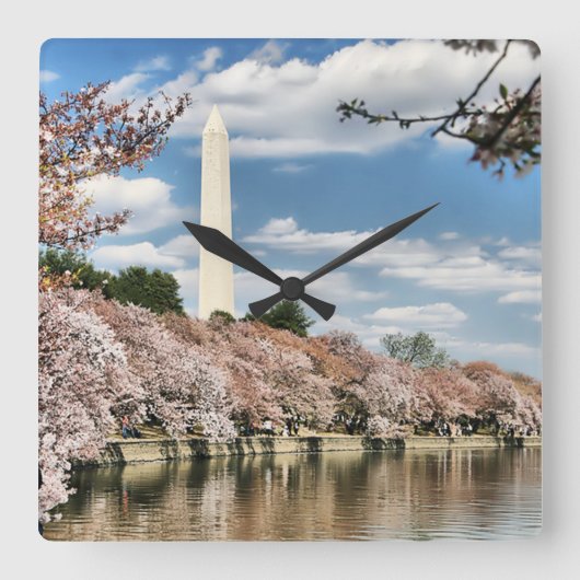 Monuments | Washington Memorial スクエア壁時計 (正面)