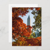 Monuments | Washington Monument in Autumn ポストカード (正面/裏面)