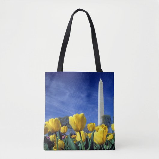 Monuments | Washington Monument in Spring トートバッグ (正面)