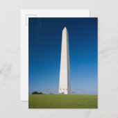Monuments | Washington Monument with Flags ポストカード (正面/裏面)