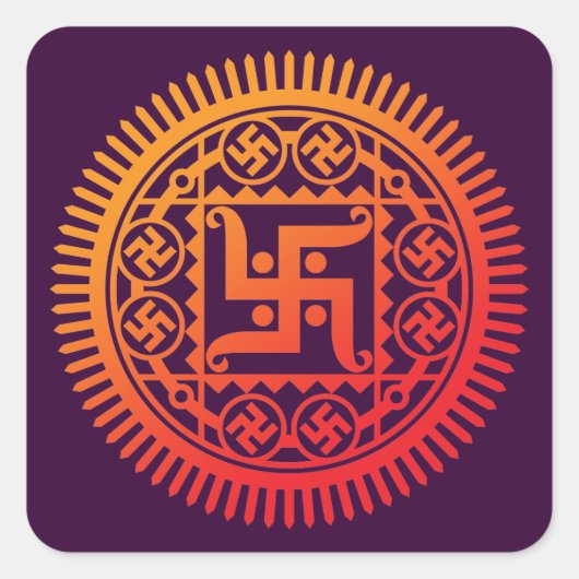 Monyou 14 スクエアシール (正面)