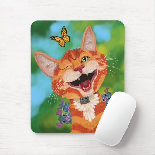 Monzoおよび友人 マウスパッド (マウス)