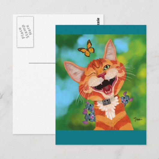 MonzoとFriends ポストカード (正面/裏面)