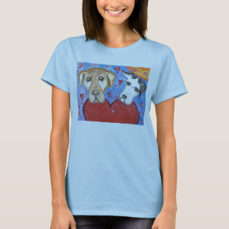 Mooおよびチャーリーの石 Tシャツ