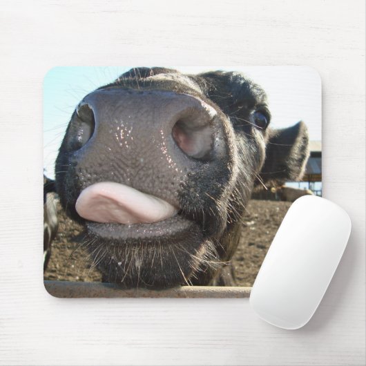 MOOのキス マウスパッド (マウス)