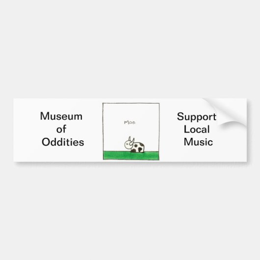 Mooのバンパーステッカー バンパーステッカー (正面)