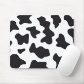 MOOの白黒乳牛パターンプリントのギフト マウスパッド (マウス)