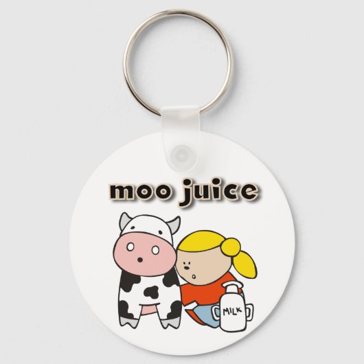 MooジュースのTシャツおよびギフト キーホルダー (正面)
