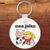 MooジュースのTシャツおよびギフト キーホルダー (正面)