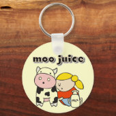 MooジュースのTシャツおよびギフト キーホルダー (正面)