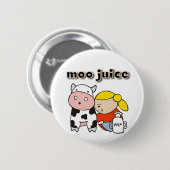 MooジュースのTシャツおよびギフト 缶バッジ (正面&裏面)