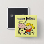 MooジュースのTシャツおよびギフト 缶バッジ (正面&裏面)