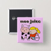 MooジュースのTシャツおよびギフト 缶バッジ (正面&裏面)