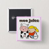 MooジュースのTシャツおよびギフト 缶バッジ (正面&裏面)