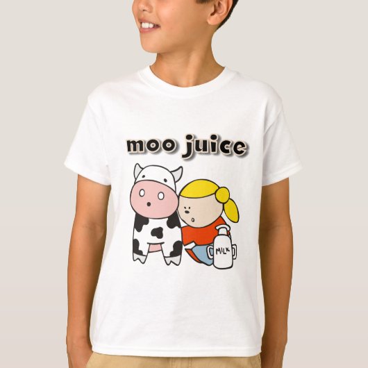 MooジュースのTシャツおよびギフト Tシャツ (正面)