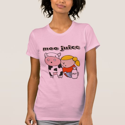 MooジュースのTシャツおよびギフト Tシャツ (正面)
