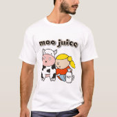 MooジュースのTシャツおよびギフト Tシャツ (正面)