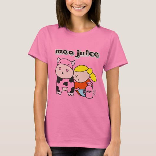 MooジュースのTシャツおよびギフト Tシャツ (正面)