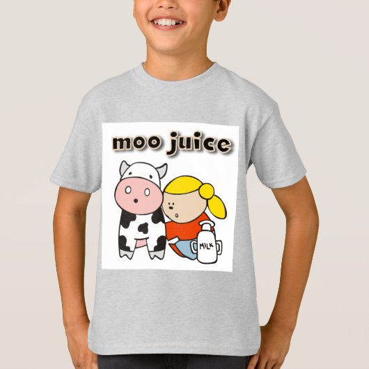 MooジュースのTシャツおよびギフト Tシャツ (正面)