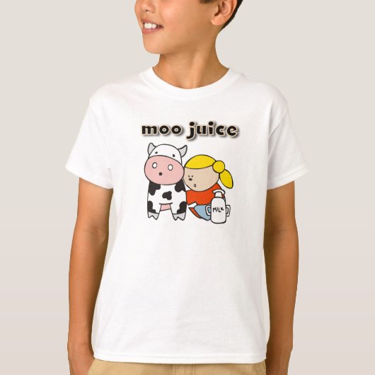MooジュースのTシャツおよびギフト Tシャツ (正面)