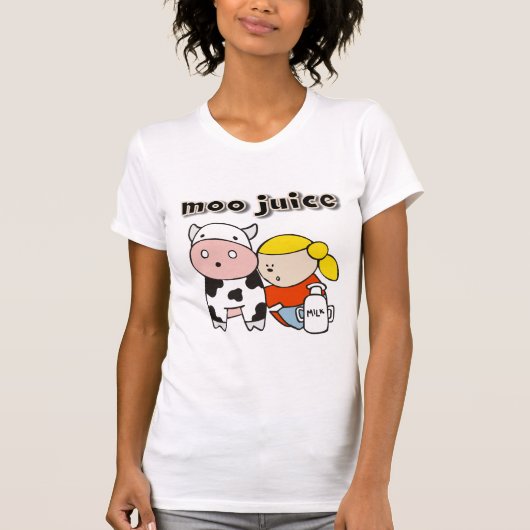 MooジュースのTシャツおよびギフト Tシャツ (正面)