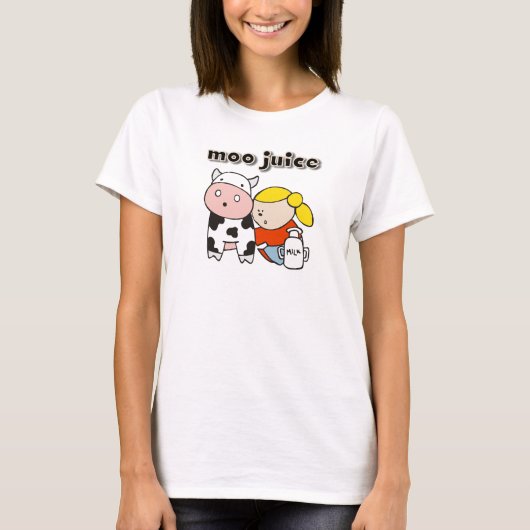 MooジュースのTシャツおよびギフト Tシャツ (正面)