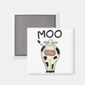 Moo牛Tシャツおよびギフト マグネット (正面/裏面)