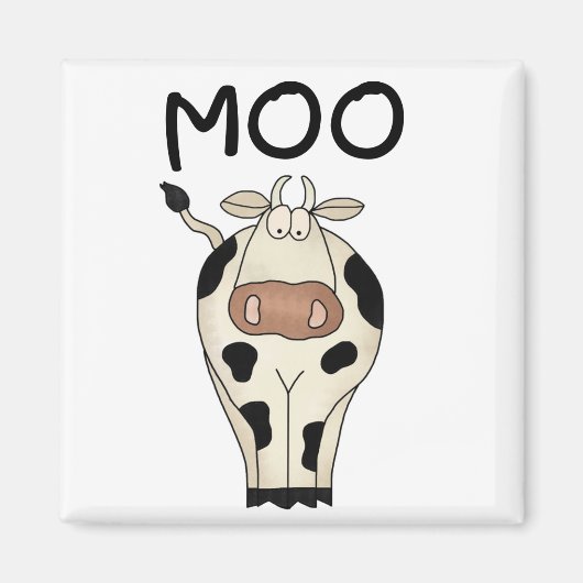 Moo牛Tシャツおよびギフト マグネット (正面)