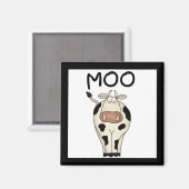 Moo牛Tシャツおよびギフト マグネット (正面/裏面)