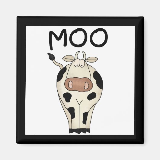 Moo牛Tシャツおよびギフト マグネット (正面)
