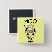 Moo牛Tシャツおよびギフト 缶バッジ (正面&裏面)