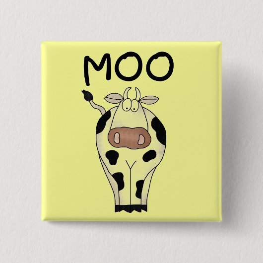 Moo牛Tシャツおよびギフト 缶バッジ (正面)