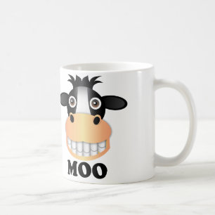 Moo -白11のozのクラシックで白いマグの コーヒーマグカップ