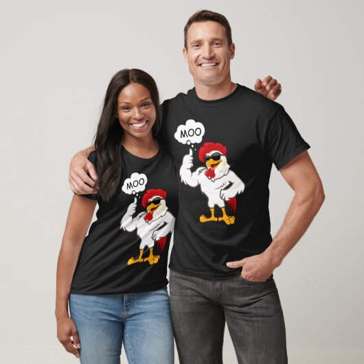 MOO  CowChicken Moo  Chicken  Farm Animals Tシャツ (ユニセックス)