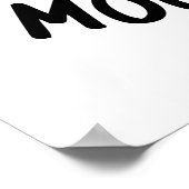 Moo-cumber Funny Veggie Cucumber Pun ポスター (角)