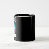 MOO DENG カバ乗り The MOO DENG ツートーンマグカップ (中央)