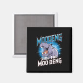 MOO DENG ヒポポライド MOO DENG マグネット (正面/裏面)